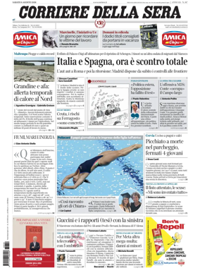 Cover of Corriere della Sera