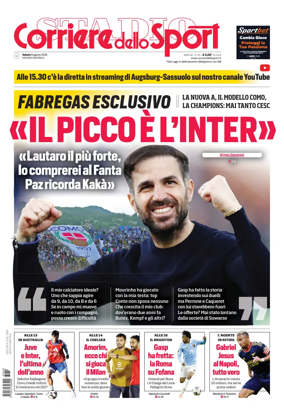 Cover of Corriere dello Sport (Nazionale)