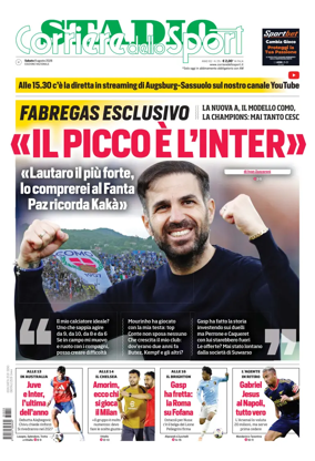 Cover of Corriere dello Sport Stadio (Nazionale)