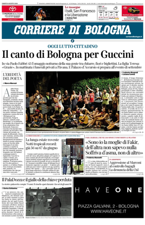Cover of Corriere di Bologna