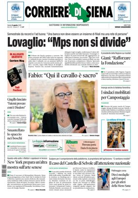 Cover of Corriere di Siena