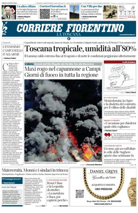 Cover of Corriere Fiorentino