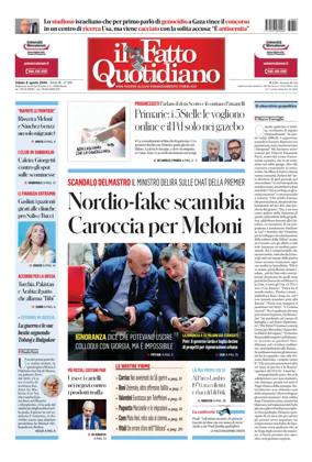 Cover of Il Fatto Quotidiano