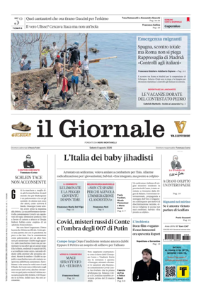 Cover of Il Giornale (Italy)