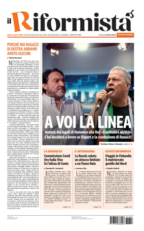 Cover of Il Riformista (Italy)