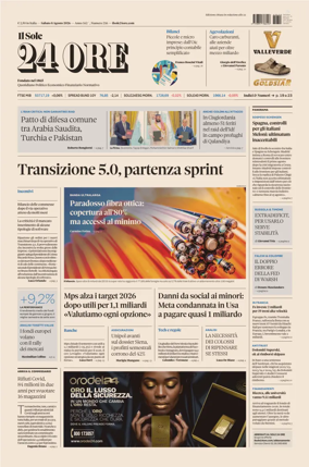 Cover of Il Sole 24 Ore
