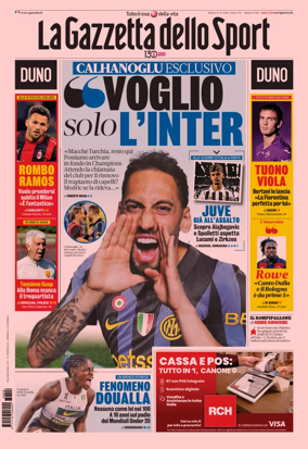 Cover of La Gazzetta dello Sport - Milano
