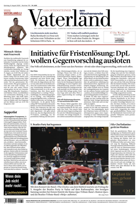 Cover of Liechtensteiner Vaterland