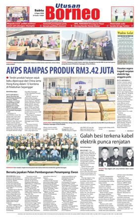 Cover of Utusan Borneo (Sabah)