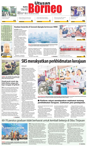 Cover of Utusan Borneo (Sarawak)