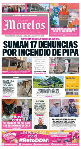 Cover of Diario de Morelos
