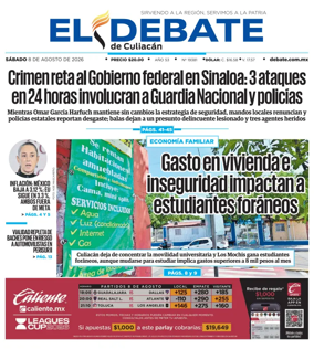 Cover of El Debate de Culiacan
