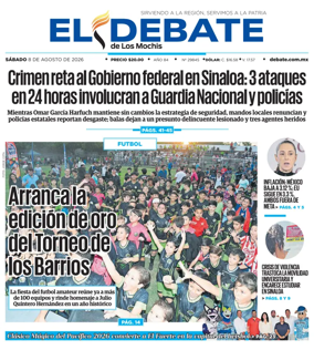 Cover of El Debate de Los Mochis