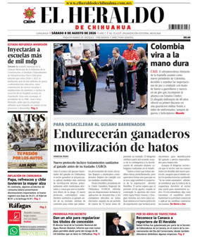 Cover of El Heraldo de Chihuahua