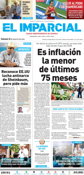 Cover of El Imparcial