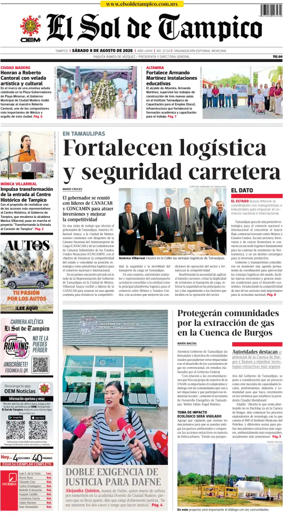 Cover of El Sol de Tampico