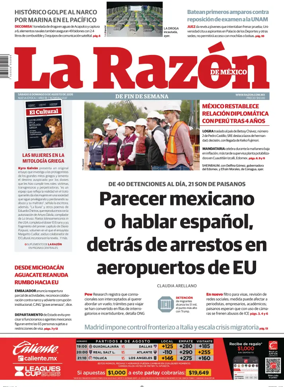 Cover of La Razon de Mexico