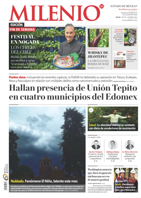 Cover of Milenio Edo de Mexico