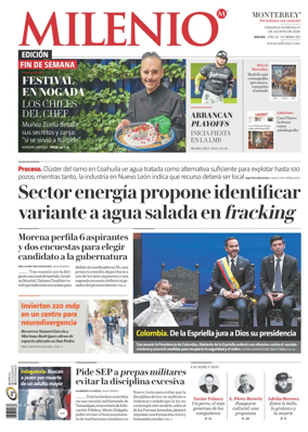 Cover of Milenio Monterrey