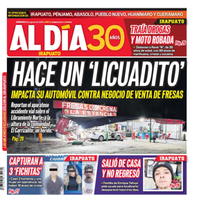 Cover of Periodico Al Dia (Irapuato)