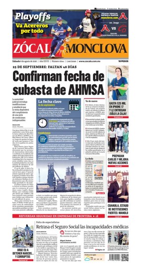 Cover of Zocalo Monclova
