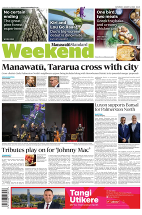 Cover of Manawatu Standard