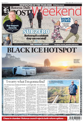 Cover of Rotorua Daily Post
