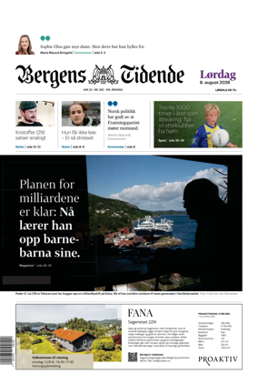 Cover of Bergens Tidende
