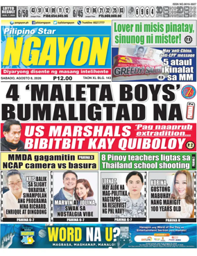 Cover of Pilipino Star Ngayon