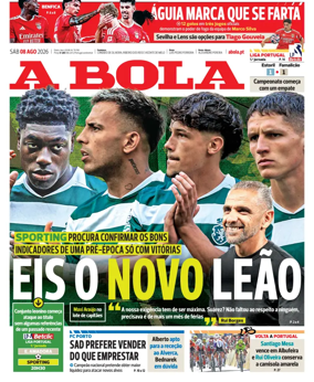 Cover of A BOLA (Portuguese)