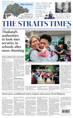 Cover of The Straits Times