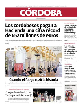 Cover of Diario Cordoba