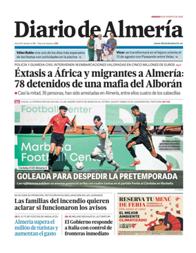 Cover of Diario de Almeria