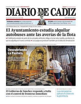 Cover of Diario de Cadiz