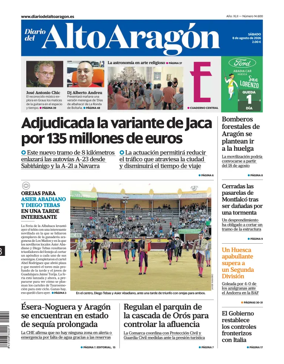 Cover of Diario del Alto Aragon