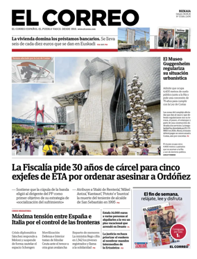 Cover of El Correo (Margen izquierda)