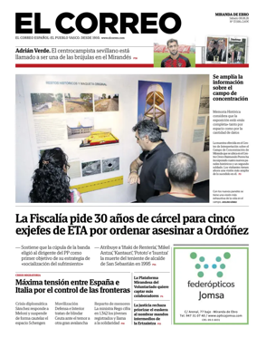 Cover of El Correo (Miranda de Ebro)