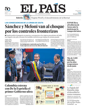 Cover of El Pais Madrid