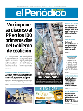 Cover of El Periodico Aragon