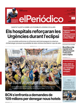 Cover of El Periodico - Catala