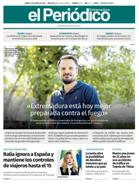 Cover of El Periodico Extremadura