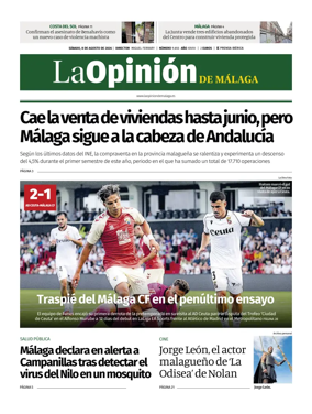 Cover of La Opinion de Malaga