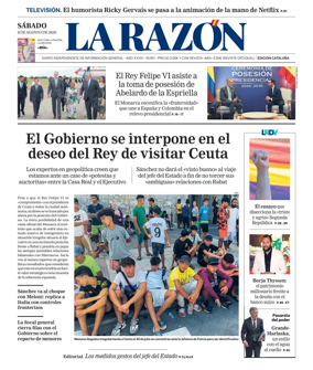 Cover of La Razon (Cataluna)