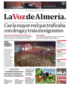 Cover of La Voz de Almeria