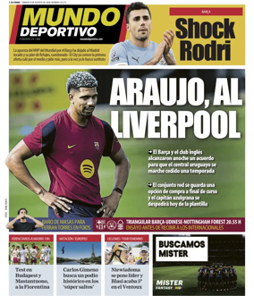 Cover of Mundo Deportivo (At. Madrid)