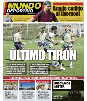 Cover of Mundo Deportivo (Bizkaia-Araba)