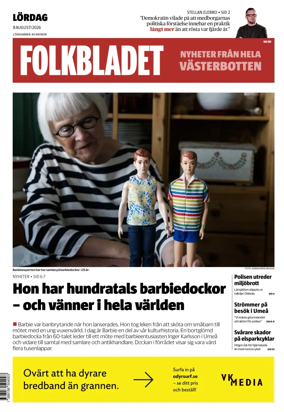 Cover of Folkbladet Vasterbotten