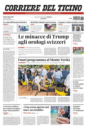 Cover of Corriere del Ticino