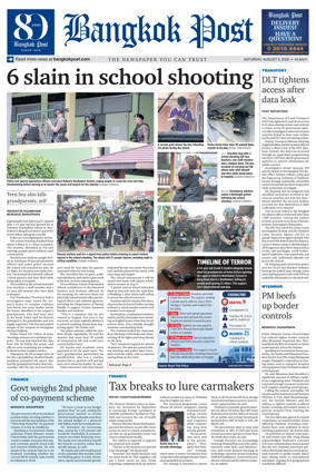Cover of Bangkok Post