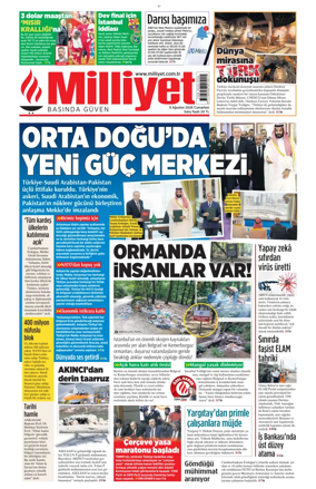 Cover of Milliyet